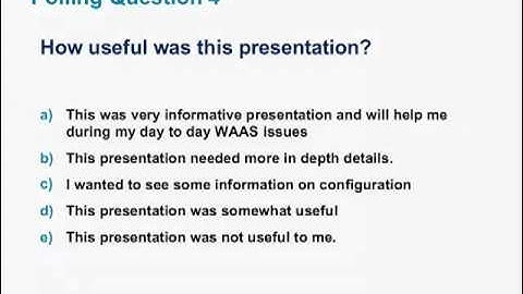 Troubleshooting Cisco Wide Area Application Services (WAAS) [Webcast]