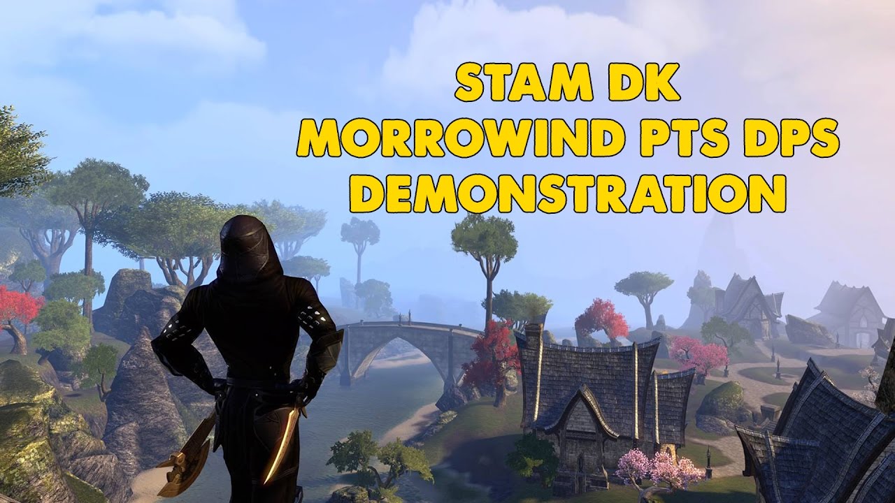 ESO - PVE Stamina DK Morrowind PTS demonstration - Stamina LIVES!