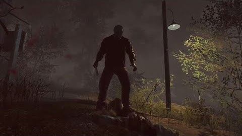 Retro Jason With a Machete Again - Friday the 13th: The Game