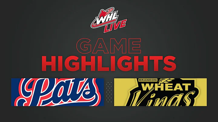 WHL Highlights: Pats (3) at Wheat Kings (1) - Octo...