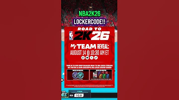 LOCKERCODE for 2k26! #2k25 #2k #myteam #lockercodes #2k26 #nba2k26
