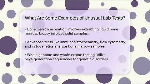 What Are Some Examples of Unusual Lab Tests? | Strange Science HQ
