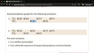 COMP3311 Lecture Week 9 Thursday
