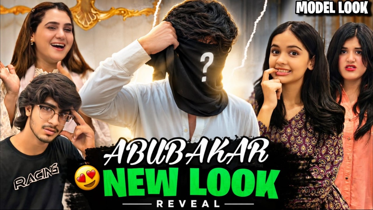 ALISHA NE ABUBAKAR KI SHAVE KR DI OR TIND BHI // ABUBAKAR NEW LOOK // MODEL LOOK