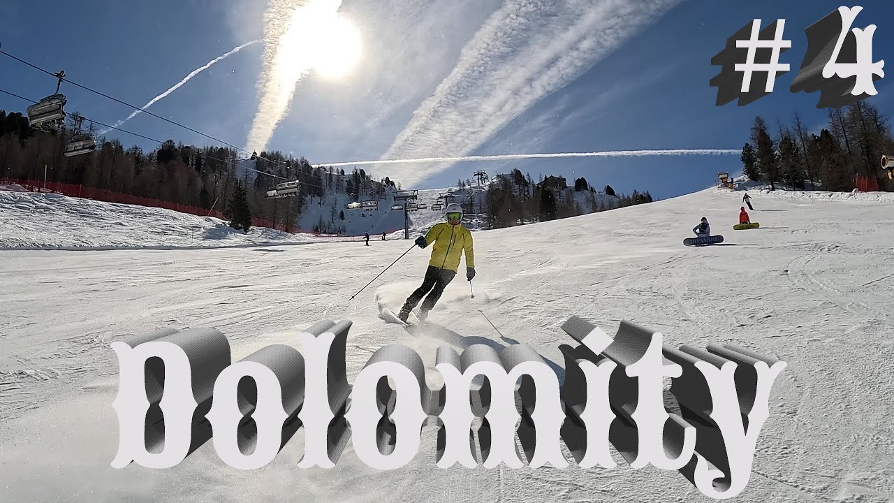 Włochy narty Przejazd Folgarida, Marilleva do Madonna di Campiglio Groste