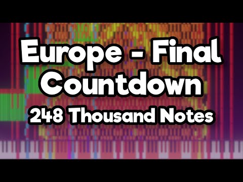 [Black MIDI] Europe - Final Countdown ~ BlackHawk 580 | 248,428 Notes | PFA