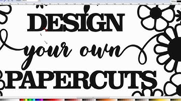 Designing Papercuts Demo using Inkscape