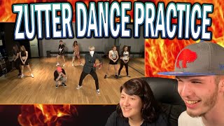 REACTING TO BIGBANG  ZUTTER DANCE PRACTICE (COUPLE REACTION!) [GD & T.O.P] | T.O.P THE LEGEND!!!!