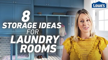 8 Storage Ideas for Laundry Rooms and Mudrooms /// Lowe
