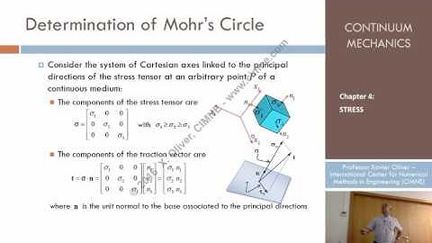 Continuum Mechanics - Ch 4 - Lecture 10 - Mohr’s Circle for a 3D State of Stress
