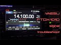 Yaesu FTDX-101: устраняем внеполосные излучения передатчика - настройка AMC/ TX signal spurs resolve