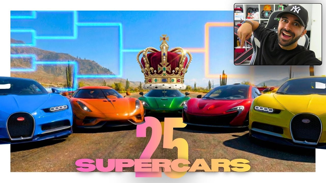 Enfrenté 25 supercoches con IA en FH5😬
