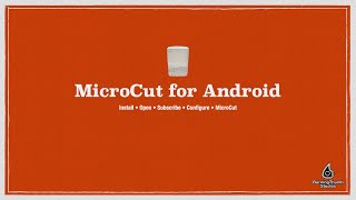 How to install and configure MicroCut screenshot 1