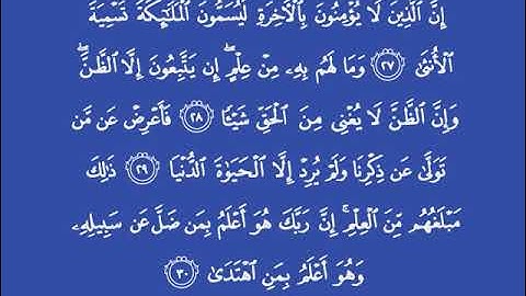 فضيله الشيخ / فارس عباد سورة النجم 053