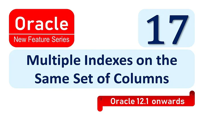 Oracle New feature 12c  - Multiple Index on same column in oracle