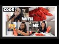 VLOG:COOK WITH ME/HOT CHEETO FRIED PICKLES