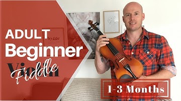 Adult Beginner Violin | Fiddle Progress 3 months | Self Taught Violin Progress