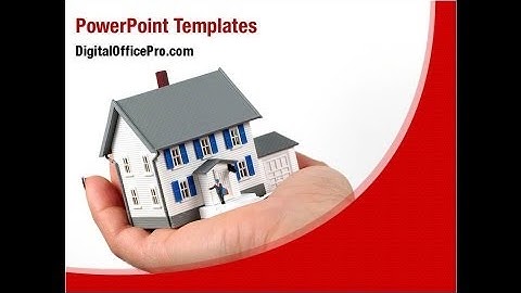 House In Hands PowerPoint Template Backgrounds - DigitalOfficePro #09491