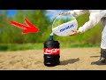 Experiment Coca Cola vs Giant Mentos Balloon