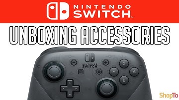 Nintendo Switch Accessories Unboxing | Pro Controller, Coloured Joy Cons, Charging Grip | ShopTo