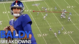 Analyzing Daniel Jones' Second Preseason Start | Baldy Breakdowns