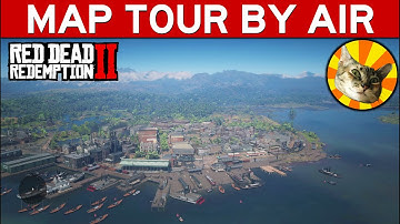 MAP TOUR FROM THE AIR | Red Dead Redemption 2