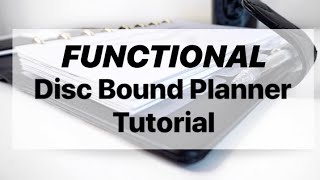 How to Set Up a Functional Disc Bound Planner | TUTORIAL