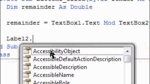 VB.Net Tutorial 3- Modulus