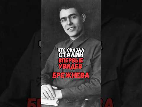 Что сказал Сталин впервые увидев Брежнева #история #факты #прошлое #познавательно #интересно #ссср