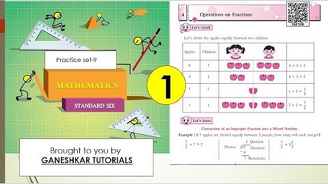 STD-6TH MATHEMATIC |  Chapter-4 Operations on Fractions  PAGE 21-22  | #GT   #std6thmaths