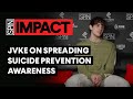 Capture de la vidéo @Jvke On Spreading Suicide Prevention Awareness | Spin Impact