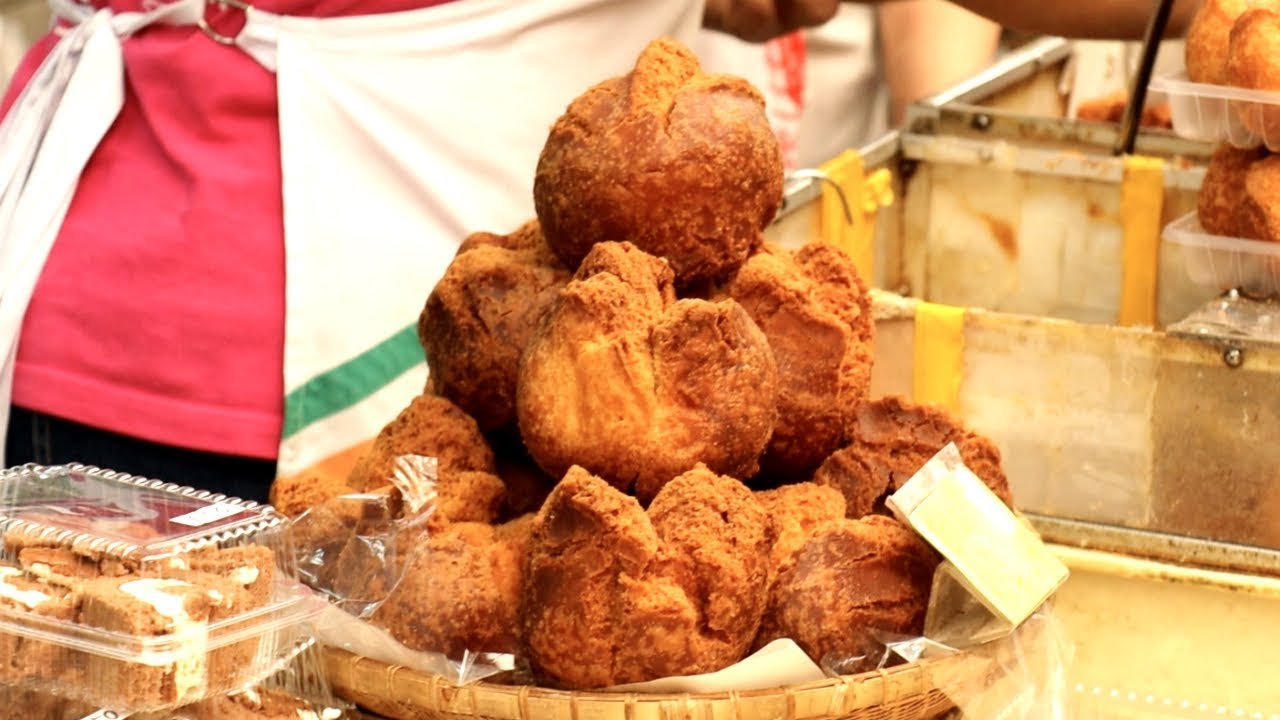 Japanese Sweet Food Traditional Pastry SataAndagi Crispy Donut