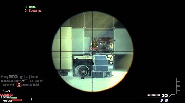 MW3-barret .50 cal triple kill