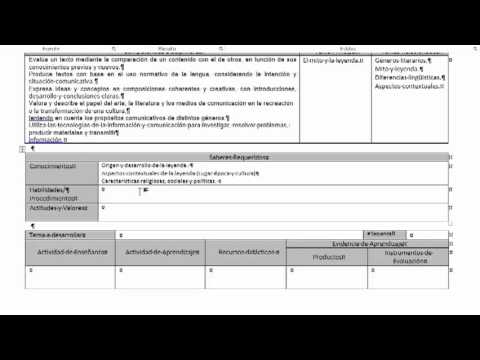 parte 2 formato planeación lenguaje y comunicación youtube formato para planeacion de clase