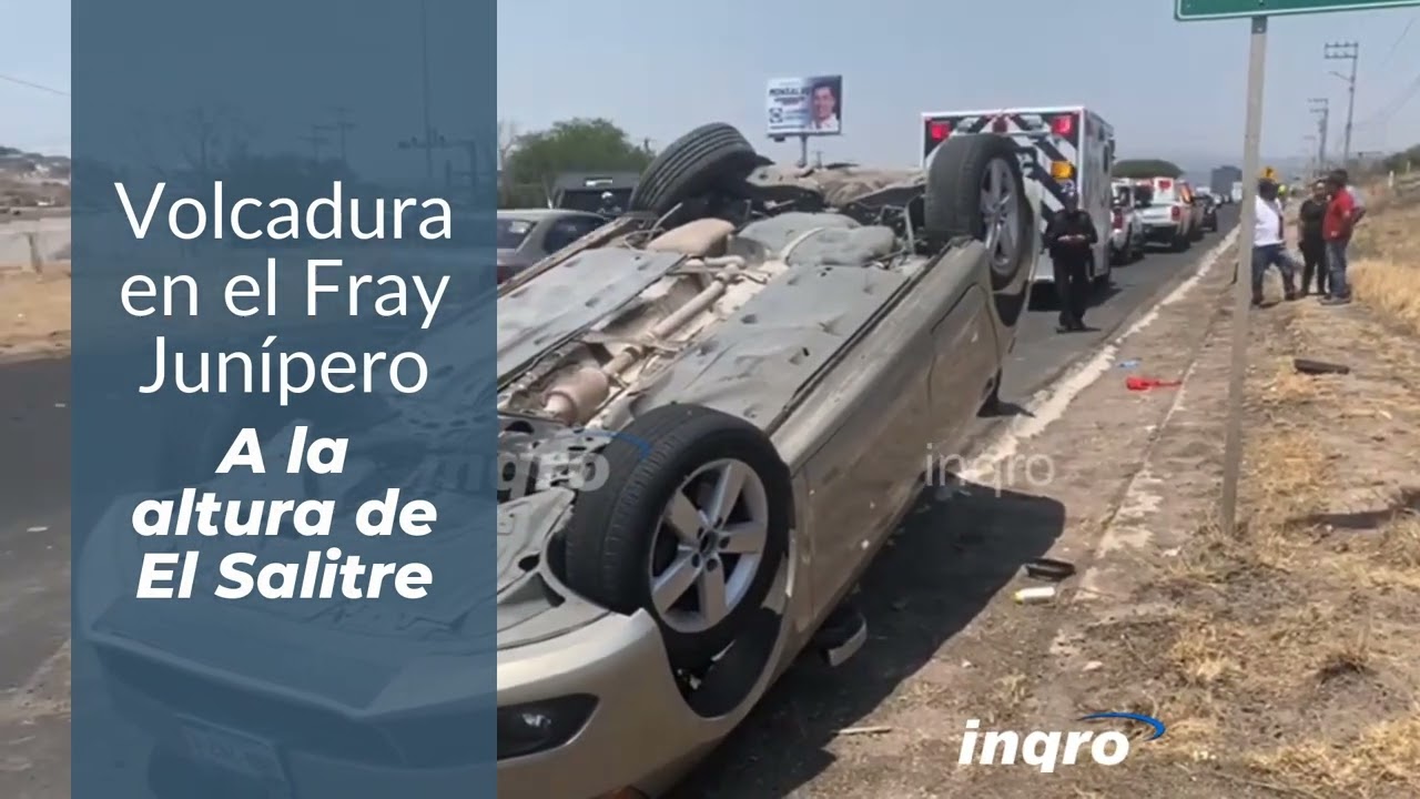 Volcadura sobre el Fray Junípero