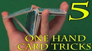 5 ONE HAND CARD TRICKS TUTORIAL + BONUS 5 ONE HAND CARD TRICKS TUTORIAL + BONUS
