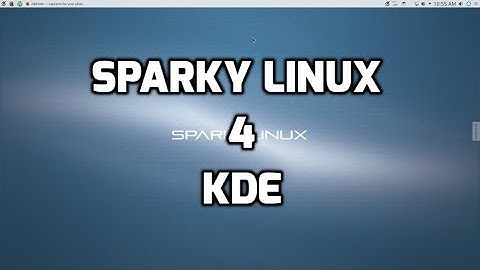 Sparky Linux 4 KDE