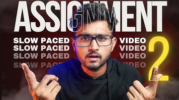 I edited video for @TharunSpeaks || Tharun Video Editing Course Assignment Version 2 (Slow paced)