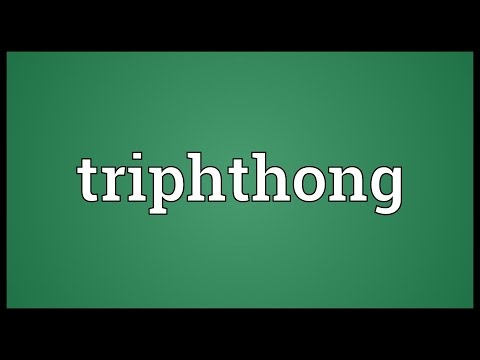 Header of triphthong