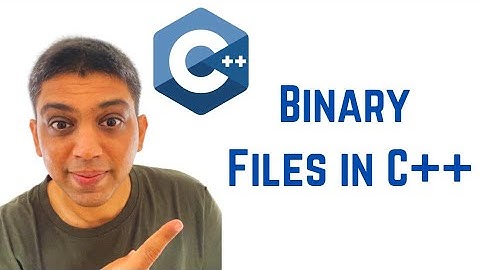 C++ Tutorial for Beginners - Binary Files in C++ | Structure In Binary File I/O