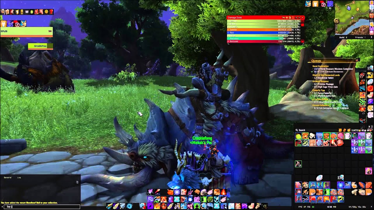 WoW Draenor Nagrand Rare Spawn Mount Drop {Nakk the Thunderer,} - YouTube