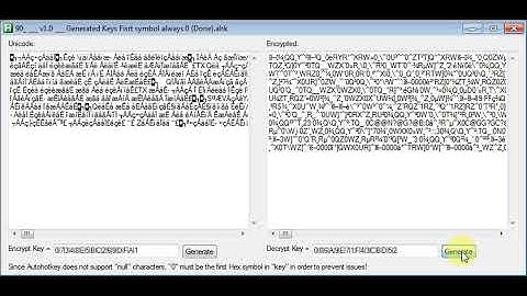 UnicodeCrypter(Function) - Encrypt and Decrypt Any Unicode Character from 1 to 1114111 (AutoHotKey)
