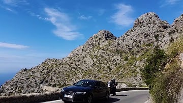 Sa Calobra Mallorca Serpentine road, car accident