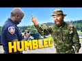When Idiot Cops Get HUMILIATED By Millitary Veterans!