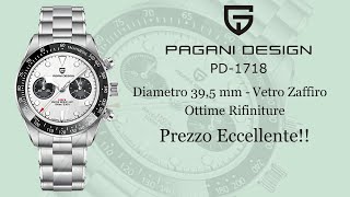 Pagani Design PD 1718 ⌚ Homage del BELLISSIMO Tudor Black Bay Chrono