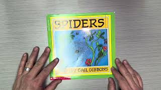 Spiders by Gail Gibbons for Scholastic INC. is a nonfiction read aloud for kids