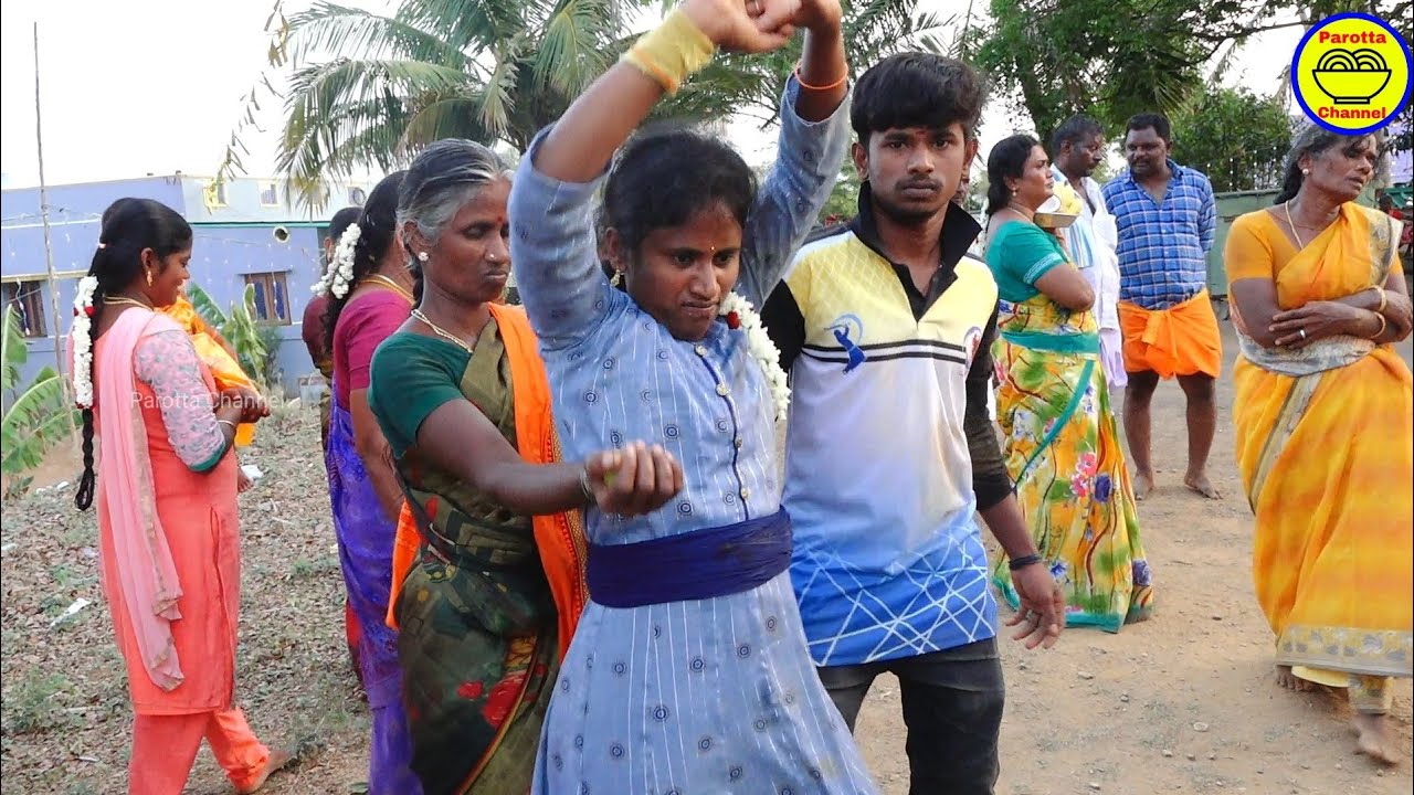 வேடமாரியம்மன் கோவில் விழாவில் இளம்பெண்கள் சாமி ஆட்டம் 2 | Sami Attam | Parotta Channel.