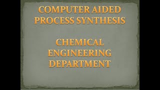 CAPS Lecture | Introduction of batch processes
