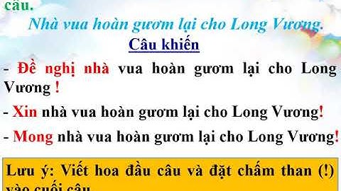 LTVC:Cách đặt câu khiến -Lớp 4 - Tuần 27(Tiểu học Tân Tạo)