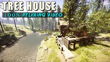 My BEAUTIFUL and RELAXING TREE HOUSE in Sons of the Forest!
